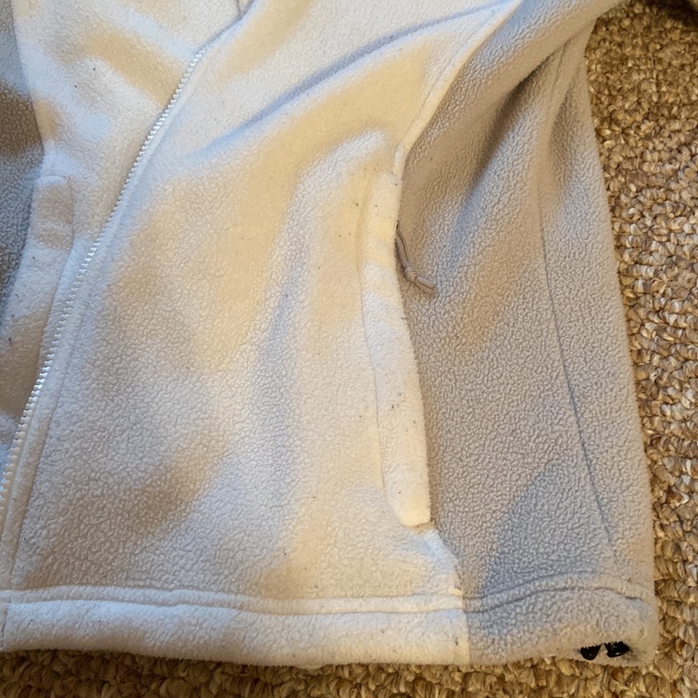 The North Face Gray and White Zip Up - Picture 3 of 11